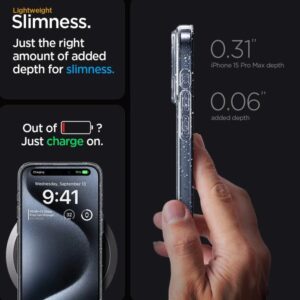 Techsuit iPhone 17 Air Sparkleskin Series Θήκη Σιλικόνης - Διάφανη με Γκλίτερ