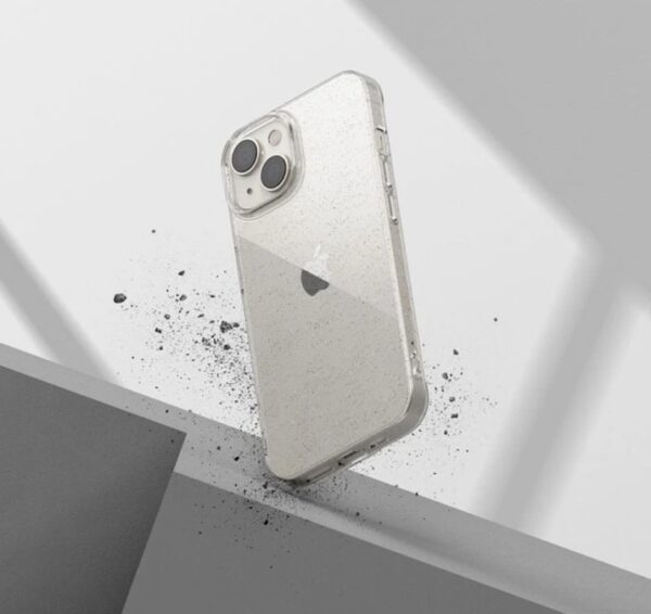 Techsuit iPhone 17 Air Sparkleskin Series Θήκη Σιλικόνης - Διάφανη με Γκλίτερ