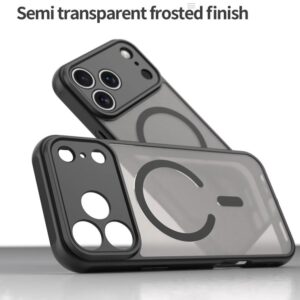 Techsuit iPhone 17 Pro MagSafe HaloFrost II Θήκη Σκληρή Φιμέ - Black