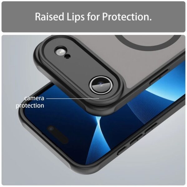 Techsuit iPhone 17 Air MagSafe HaloFrost II Θήκη Σκληρή Φιμέ - Black