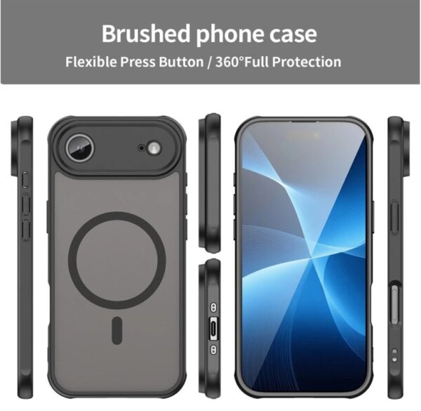 Techsuit iPhone 17 Air MagSafe HaloFrost II Θήκη Σκληρή Φιμέ - Black