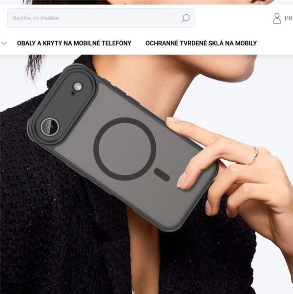 Techsuit iPhone 17 Air MagSafe HaloFrost II Θήκη Σκληρή Φιμέ - Black