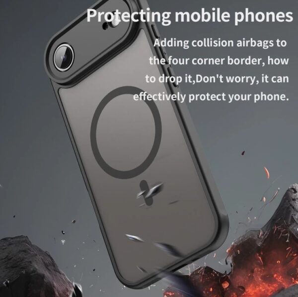 Techsuit iPhone 17 Air MagSafe HaloFrost II Θήκη Σκληρή Φιμέ - Black