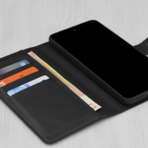 Techsuit iPhone 17 Pro Leather Folio Θήκη Βιβλίο - Black