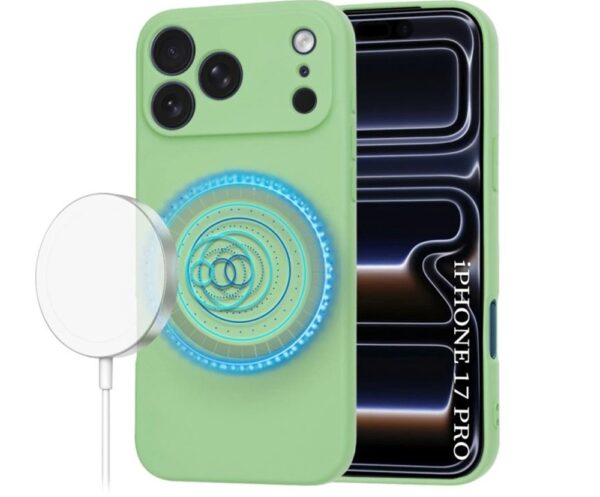 Techsuit iPhone 17 Pro MagSafe Softflex Θήκη Σιλικόνης - Matcha