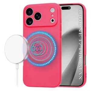 Techsuit iPhone 17 Pro Max MagSafe Softflex Θήκη Σιλικόνης - Hot Pink