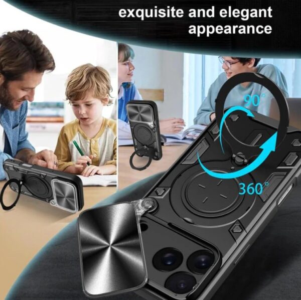 Techsuit iPhone 17 Pro Max Camguard Pro Θήκη Σκληρή - Black