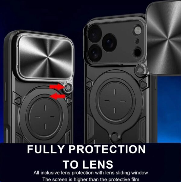 Techsuit iPhone 17 Pro Max Camguard Pro Θήκη Σκληρή - Black