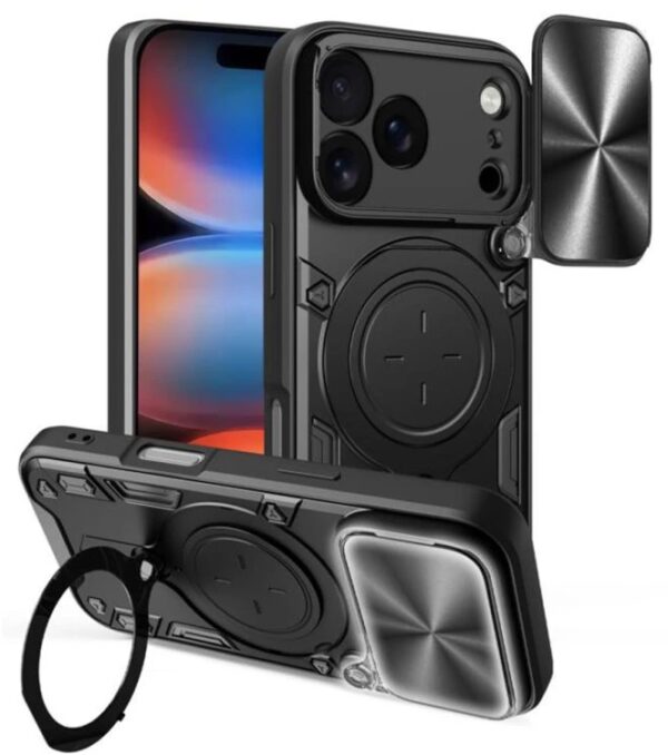 Techsuit iPhone 17 Pro Max Camguard Pro Θήκη Σκληρή - Black