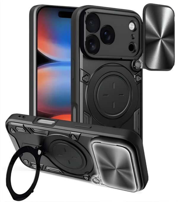 Techsuit iPhone 17 Pro Max Camguard Pro Θήκη Σκληρή - Black