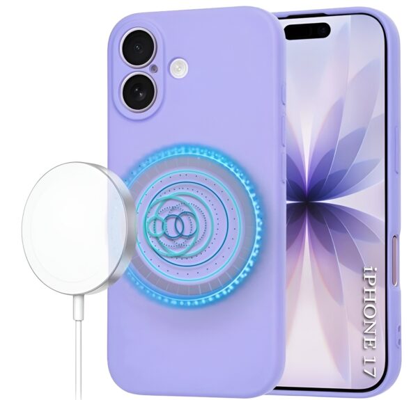 Techsuit iPhone 17 MagSafe Softflex Θήκη Σιλικόνης - Light Purple
