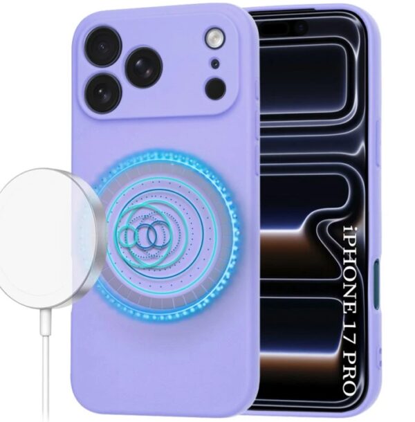 Techsuit iPhone 17 Pro MagSafe Softflex Θήκη Σιλικόνης - Light Purple