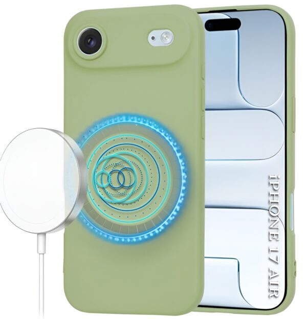 Techsuit iPhone 17 Air MagSafe Softflex Θήκη Σιλικόνης - Matcha