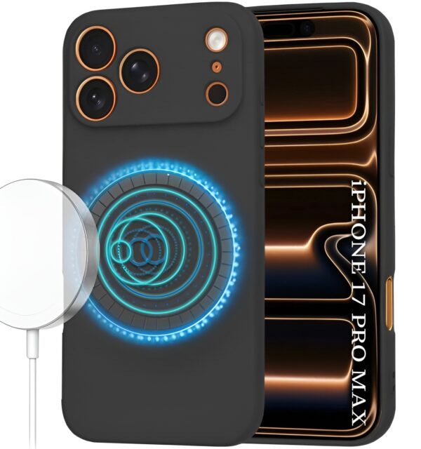 Techsuit iPhone 17 Pro Max MagSafe Softflex Θήκη Σιλικόνης - Black