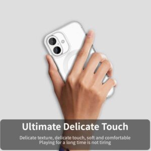 Techsuit iPhone 17 CandyCase MagSafe Θήκη με Πλαίσιο Σιλικόνης - White
