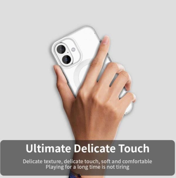 Techsuit iPhone 17 CandyCase MagSafe Θήκη με Πλαίσιο Σιλικόνης - White