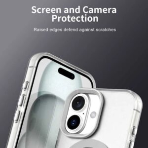 Techsuit iPhone 17 CandyCase MagSafe Θήκη με Πλαίσιο Σιλικόνης - White