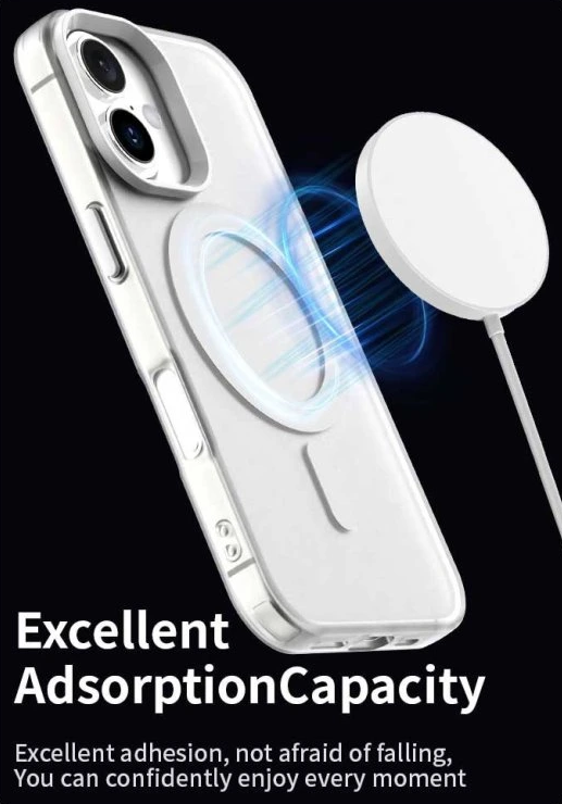 Techsuit iPhone 17 CandyCase MagSafe Θήκη με Πλαίσιο Σιλικόνης - White