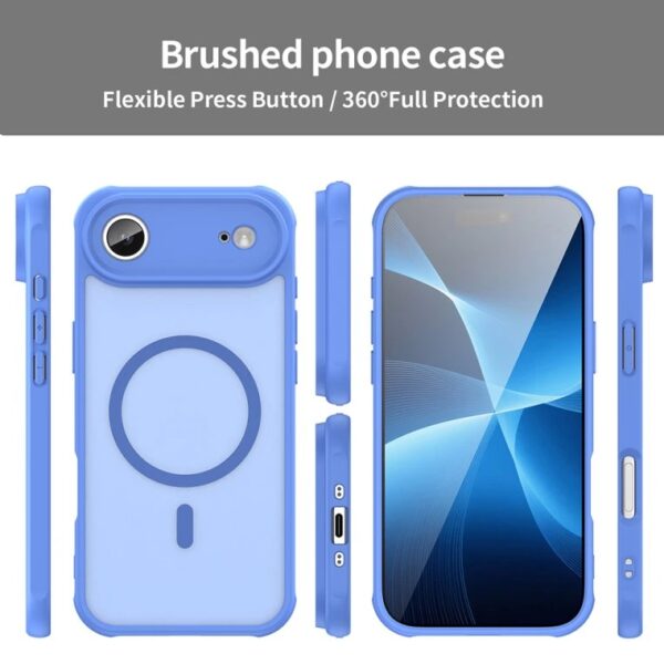 Techsuit iPhone 17 Air MagSafe HaloFrost II Θήκη Σκληρή - Sky Blue