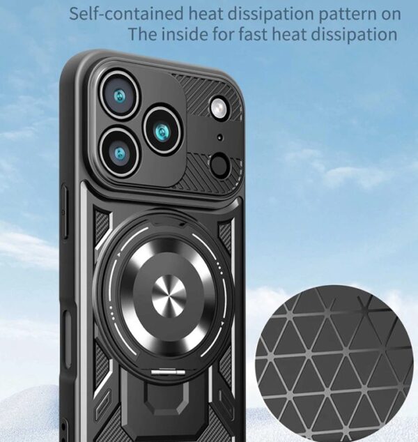 Techsuit iPhone 17 Pro MagSafe Rugged Cam Θήκη Σκληρή - Black