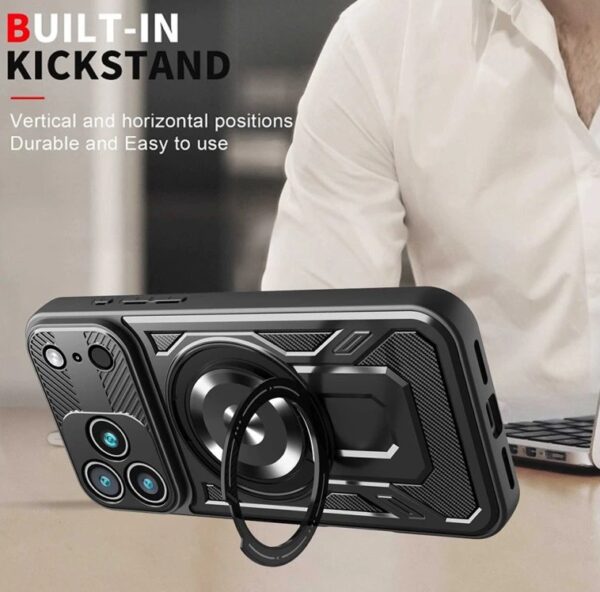 Techsuit iPhone 17 Pro MagSafe Rugged Cam Θήκη Σκληρή - Black