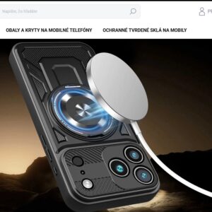 Techsuit iPhone 17 Pro MagSafe Rugged Cam Θήκη Σκληρή - Black