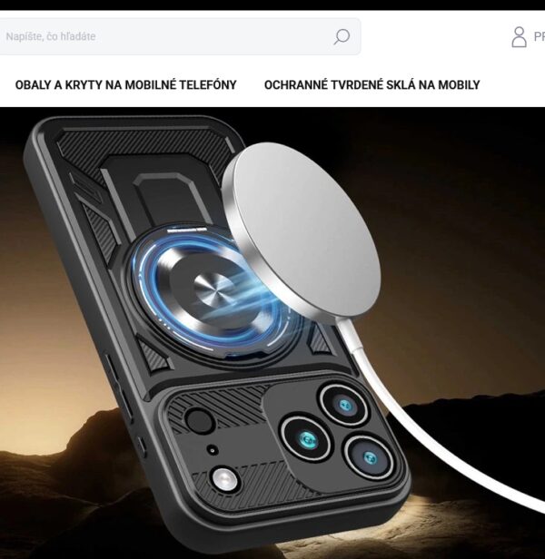 Techsuit iPhone 17 Pro MagSafe Rugged Cam Θήκη Σκληρή - Black