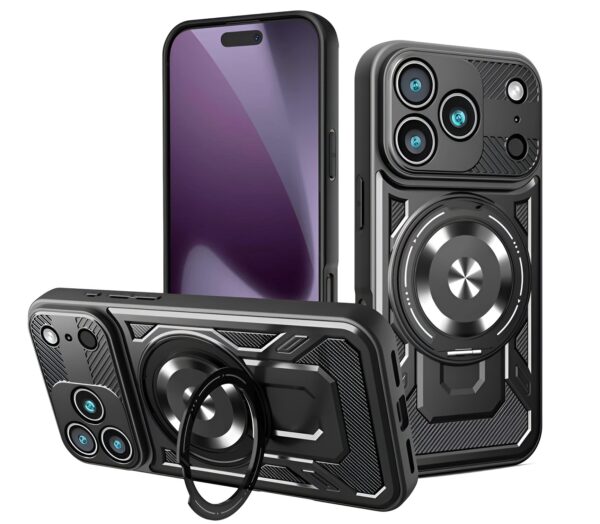 Techsuit iPhone 17 Pro MagSafe Rugged Cam Θήκη Σκληρή - Black Techsuit iPhone 17 Pro MagSafe Rugged Cam Θήκη Σκληρή - Black