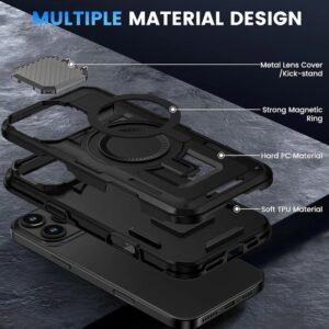 Techsuit iPhone 17 Pro Max MagSafe CamVault Θήκη Σκληρή - Black