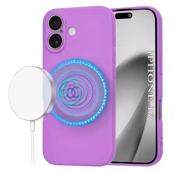 Techsuit iPhone 17 MagSafe Softflex Θήκη Σιλικόνης - Purple