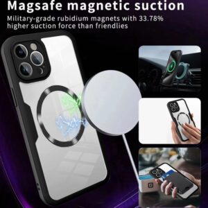 Techsuit iPhone 17 MagSafe Colorverse 360 Θήκη Σκληρή Διάφανη - Black