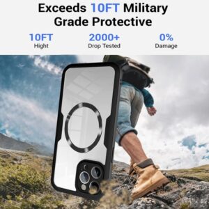 Techsuit iPhone 17 MagSafe Colorverse 360 Θήκη Σκληρή Διάφανη - Black