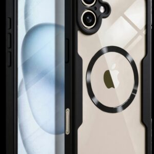 Techsuit iPhone 17 MagSafe Colorverse 360 Θήκη Σκληρή Διάφανη - Black