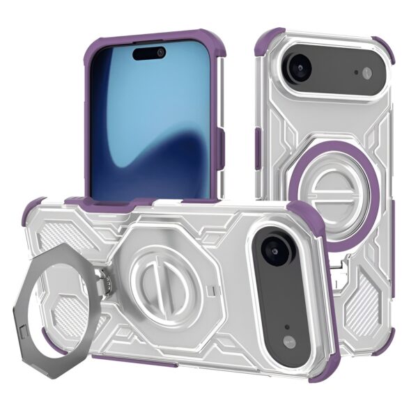 Techsuit iPhone 17 Air Carbon Shield Pro Θήκη Σκληρή Διάφανη - Purple Techsuit iPhone 17 Air Carbon Shield Pro Θήκη Σκληρή Διάφανη - Purple