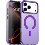 Techsuit iPhone 17 Pro Max CandyCase MagSafe Θήκη με Πλαίσιο Σιλικόνης - Purple