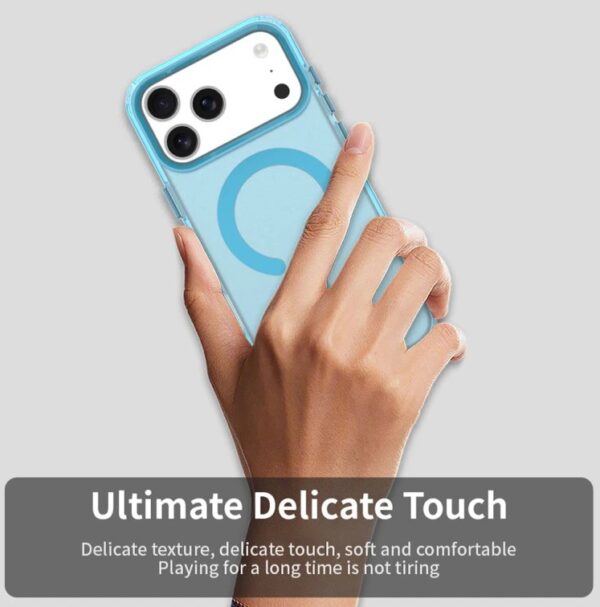 Techsuit iPhone 17 Pro Max CandyCase MagSafe Θήκη με Πλαίσιο Σιλικόνης - Pink