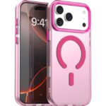 Techsuit iPhone 17 Pro Max CandyCase MagSafe Θήκη με Πλαίσιο Σιλικόνης - Pink