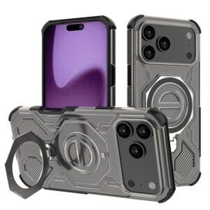 Techsuit iPhone 17 Pro Max Techsuit iPhone 17 Pro Max Carbon Shield Pro Θήκη Σκληρή Διάφανη - Smoke Black