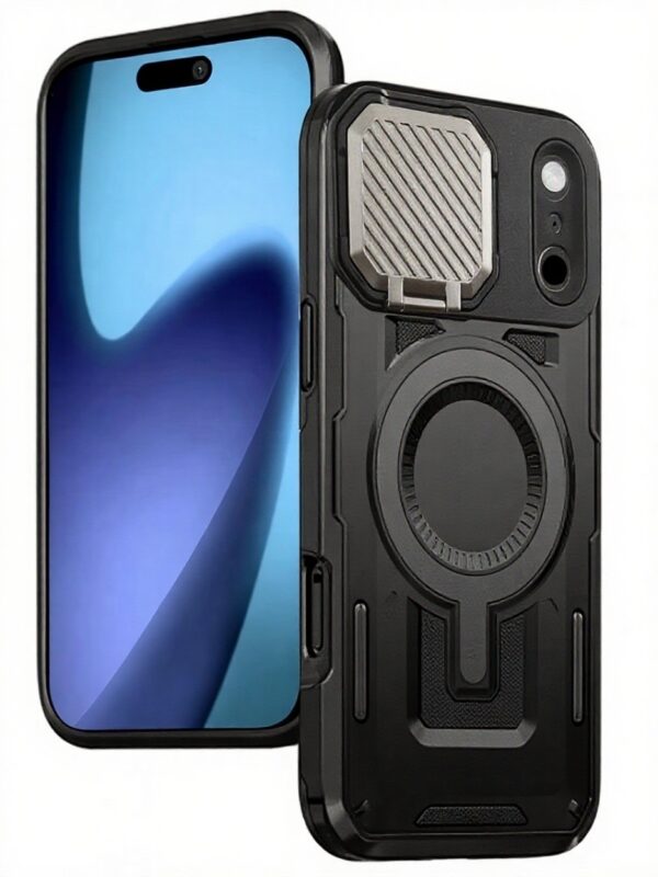 Techsuit iPhone 17 Pro MagSafe CamVault Θήκη Σκληρή - Black