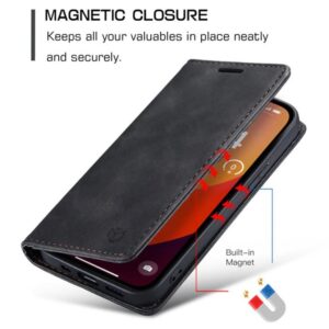 Techsuit iPhone 17 Pro Confy Cover Θήκη Βιβλίο - Black