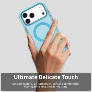 Techsuit iPhone 17 Pro CandyCase MagSafe Θήκη με Πλαίσιο Σιλικόνης - Blue