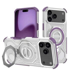 Techsuit iPhone 17 Pro Carbon Shield Pro Θήκη Σκληρή Διάφανη - Purple