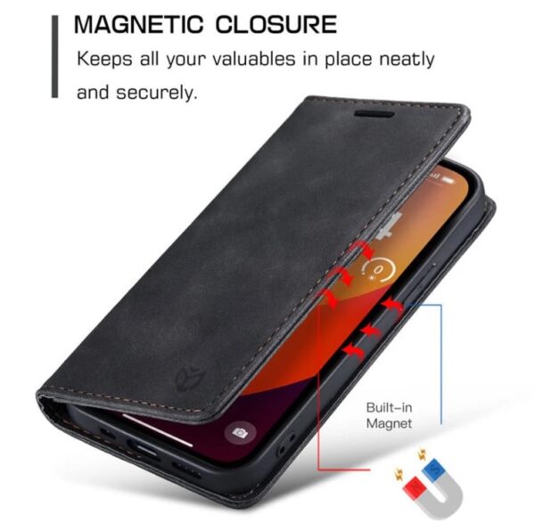 Techsuit iPhone 17 Confy Cover Θήκη Βιβλίο - Black