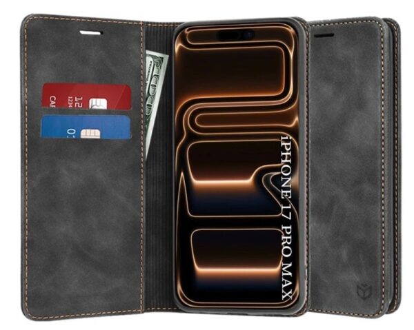 Techsuit iPhone 17 Confy Cover Θήκη Βιβλίο - Black Techsuit iPhone 17 Confy Cover Θήκη Βιβλίο - Black