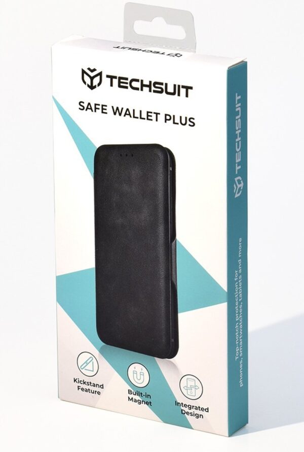 Techsuit iPhone 17 Pro Safe Wallet Plus Θήκη Βιβλίο - Black