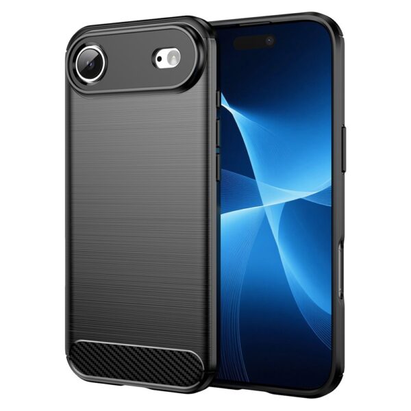 Techsuit iPhone 17 Air Carbon Θήκη Σιλικόνης - Black