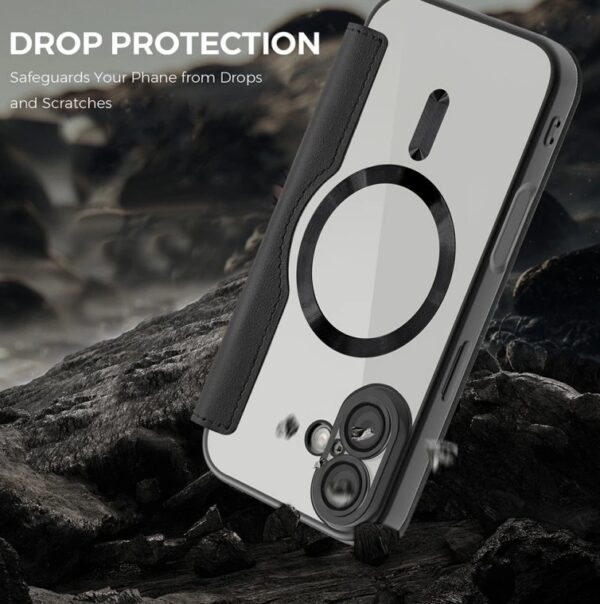 Techsuit iPhone 17 SmartMag Θήκη Βιβλίο - Gray