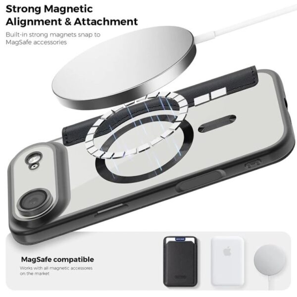 Techsuit iPhone 17 Pro SmartMag Θήκη Βιβλίο - Pink