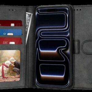 Techsuit iPhone 17 Pro Diary Book Θήκη Βιβλίο - Black