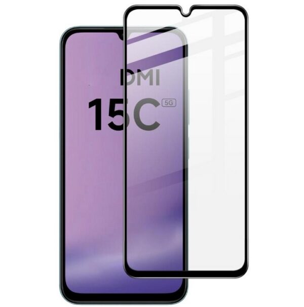 Xiaomi Redmi 15C / Poco C85 Προστασία Οθόνης με Μαύρο Περίγραμμα Techsuit ESD Full Glue Tempered Glass